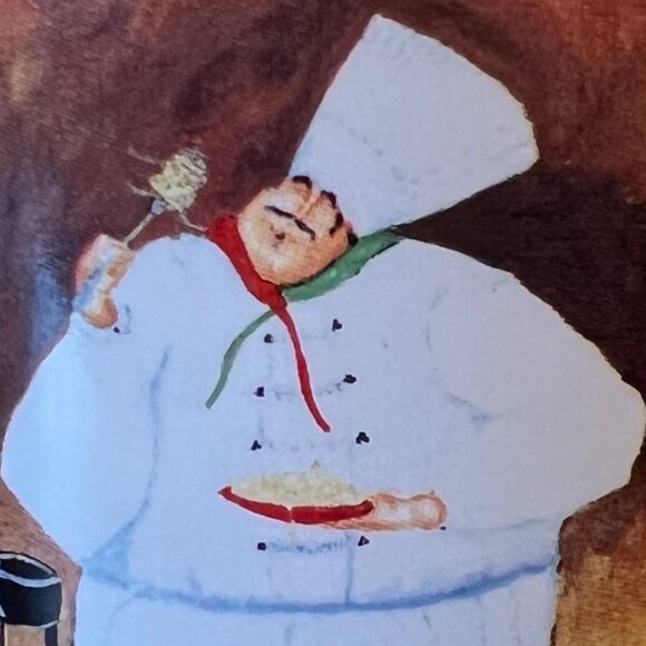 TWO Sakura AL DENTE Italian Chefs Stoneware Mugs ~ Artwork by Jennifer Garant - Picture 9 of 12